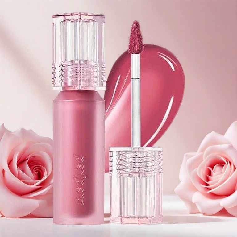 Son Tint Bóng Peripera Water Bare Tint Bóng Nhẹ Độ bám màu cao, nhẹ môi Ink Bare 7,8 có nơ