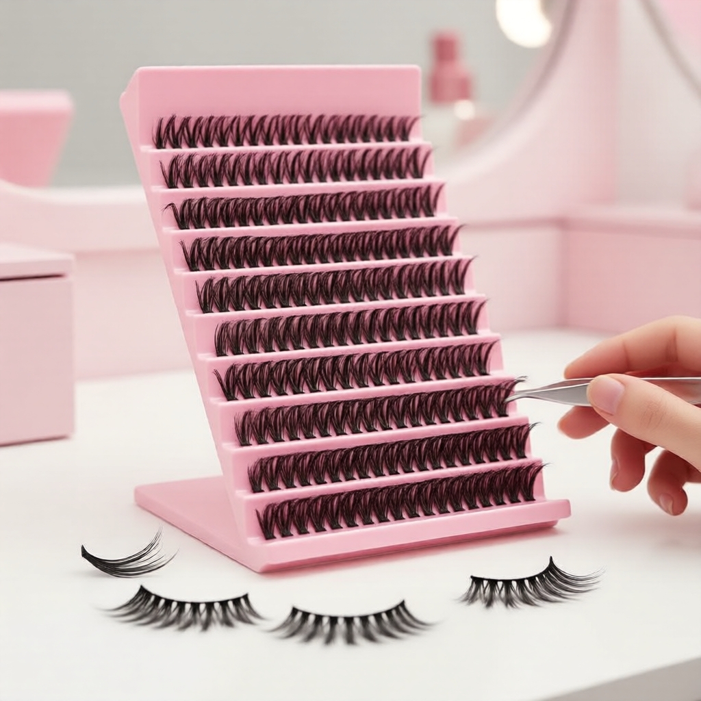 200 cụm mi chùm mềm mại nối mi 30D 40D 80D mi tự nhiên cong D dài 8-16mm hỗn hợp