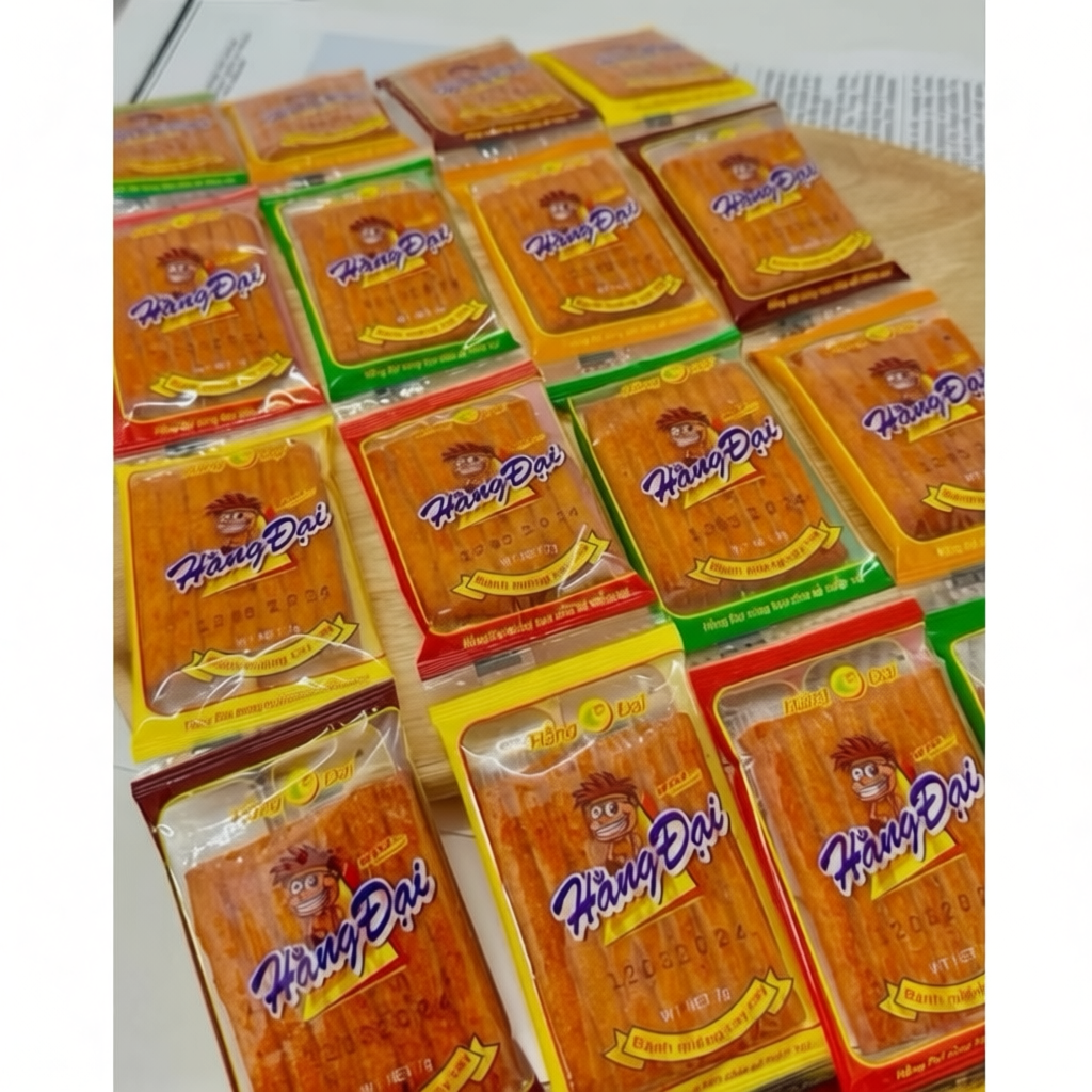 Combo 60 Gói Snack Sườn Dê Nướng Hằng Đại