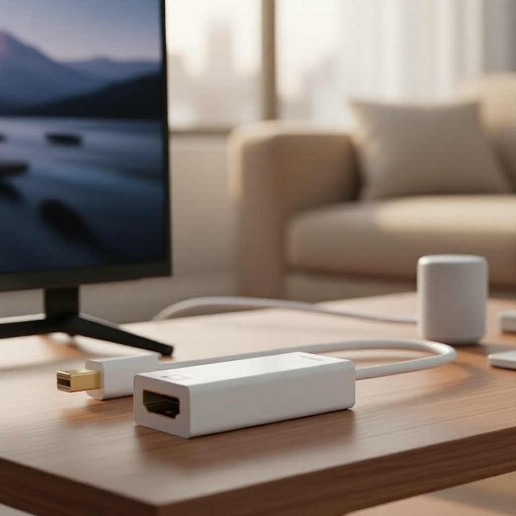 Đầu nối chuyển đổi Mini DP sang HDMI 1080P HD cho MacBook TV Projector