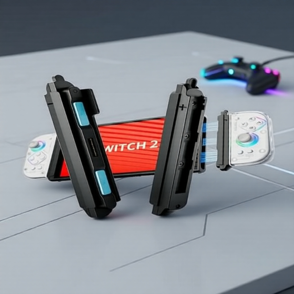 Bộ chuyển đổi tay cầm từ tính Aolion cho JoyCon Nintendo Switch 2 Bộ điều khiển J20 tách rời