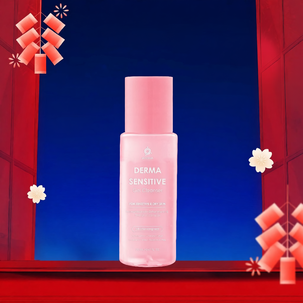 Gel rửa mặt dành cho da nhạy cảm, da khô, da hỗn hợp Actidem Derma Sensitive Gel Cleanser 20ml