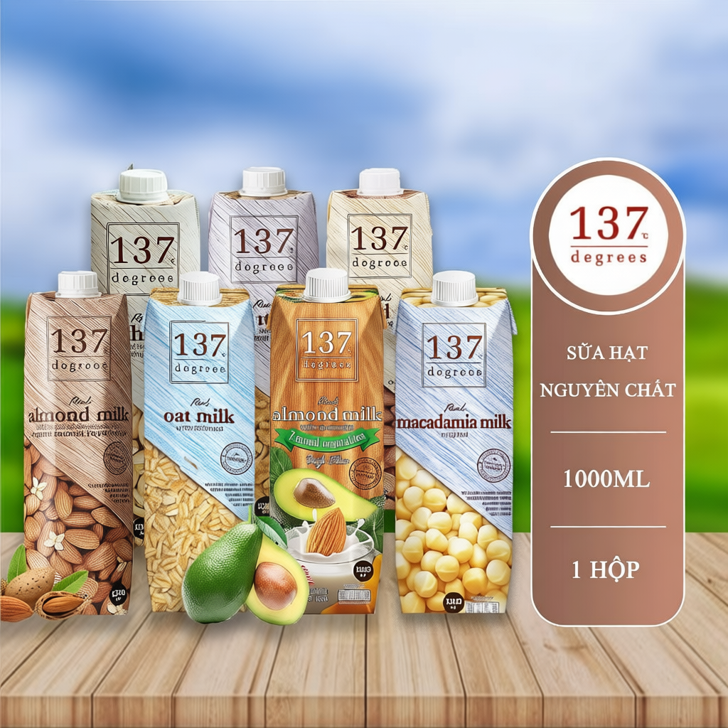 Sữa Siêu Hạt Nguyên Chất 137 Degrees 1000ML