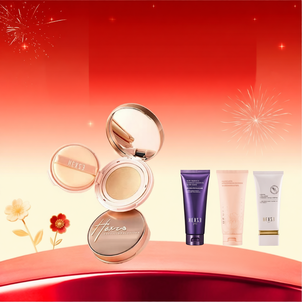 Phấn nước HEXZE 15g che phủ mịn lì, tự nhiên, kiềm dầu
