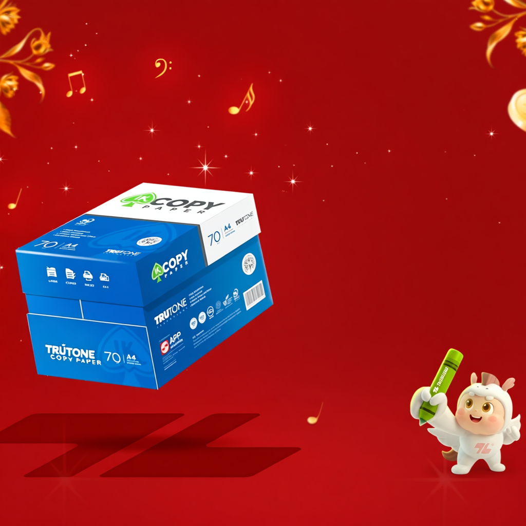 Combo 5 ream Giấy in A4 photo Thiên Long