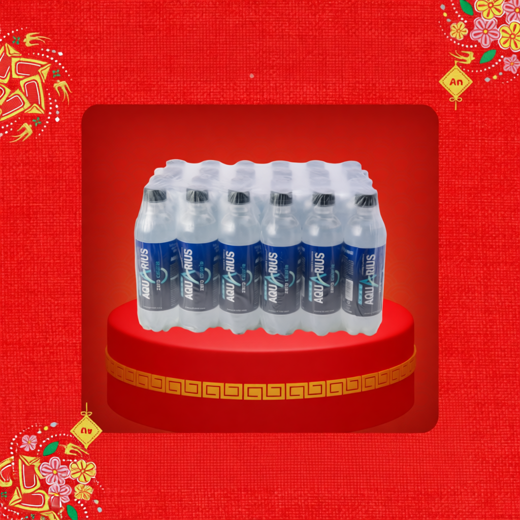 Lốc 24 Chai Nước Điện Giải Bù Khoáng Không Đường Aquarius Zero