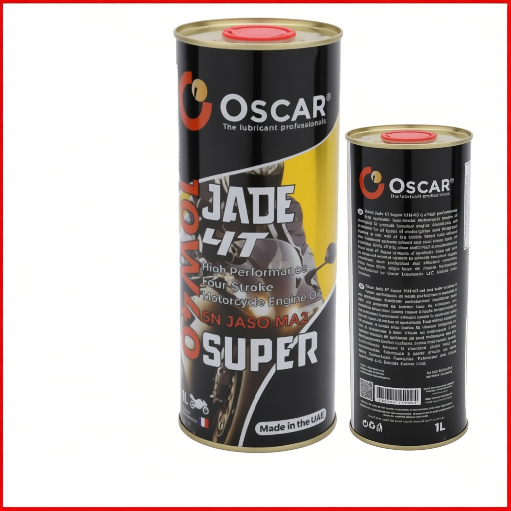Nhớt Oscar Jade 4T Super 10W40 dành cho xe số, côn tay - Nhập khẩu UAE