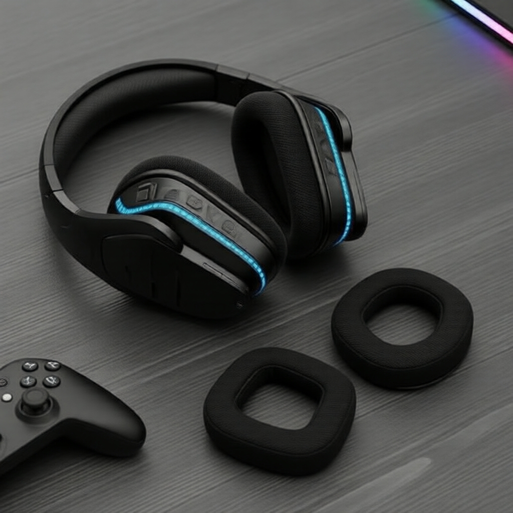 Đệm tai nâng cấp cho Logitech G231/G433/G533/G633/G635 - Đệm lưới cao cấp Gvoears