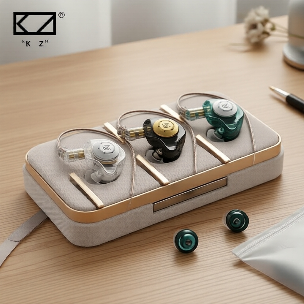 Tai nghe nhét tai khử ồn KZ-EDX Pro HIFI, âm bass In-Ear Monitor