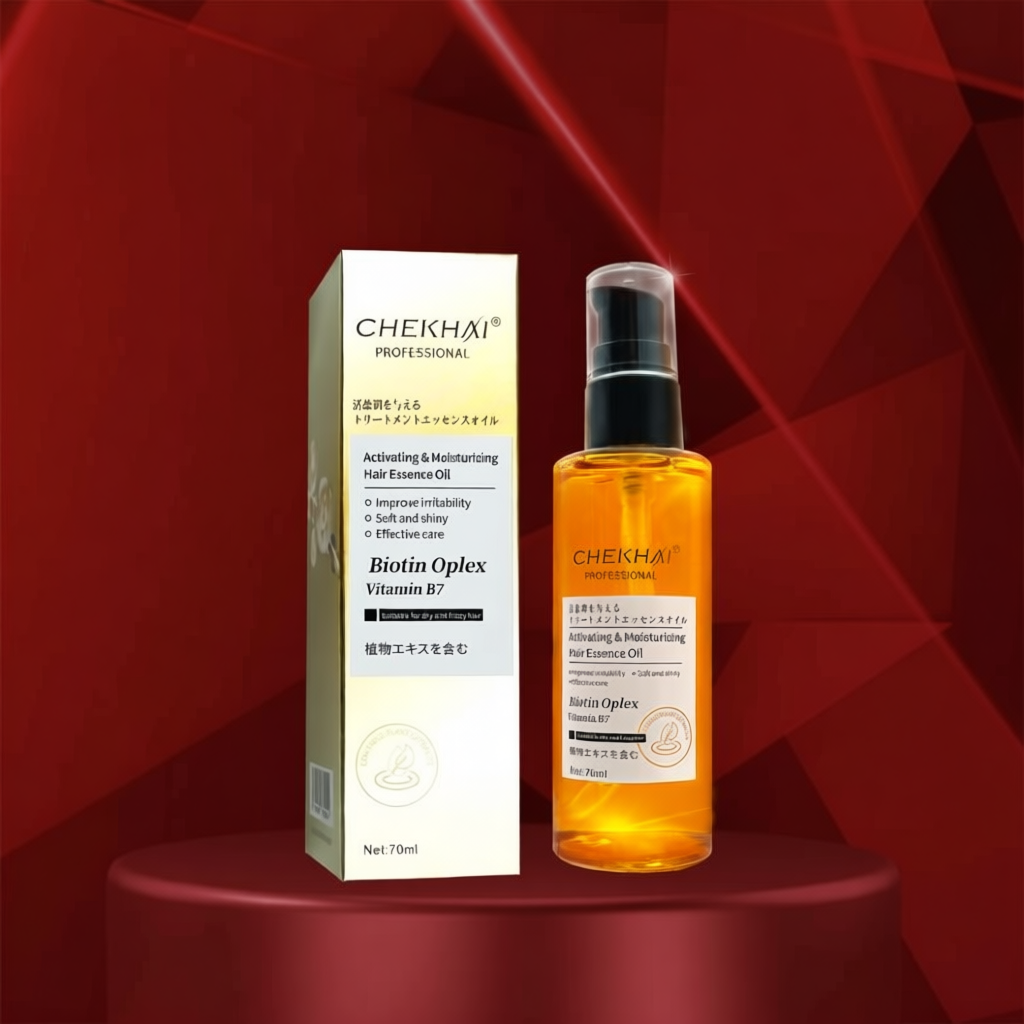 Tinh dầu dưỡng tóc Biotin Oplex Vitamin B7 CHEKHAI phục hồi tóc hư tổn hiệu quả