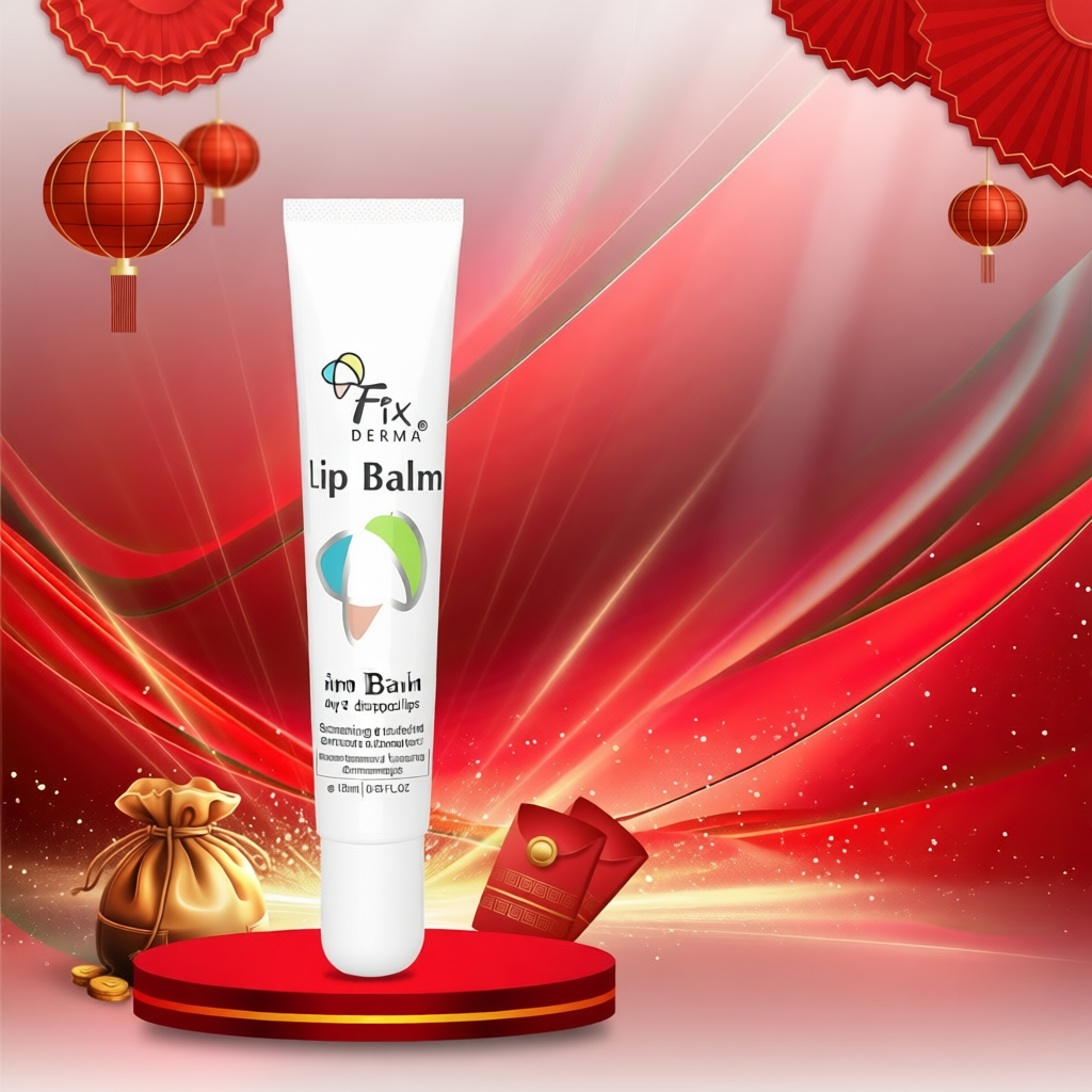 Son Dưỡng Môi FIXDERMA Lip Balm Giúp Mềm Mịn, Giảm Khô Và Nứt Nẻ Môi 15ml