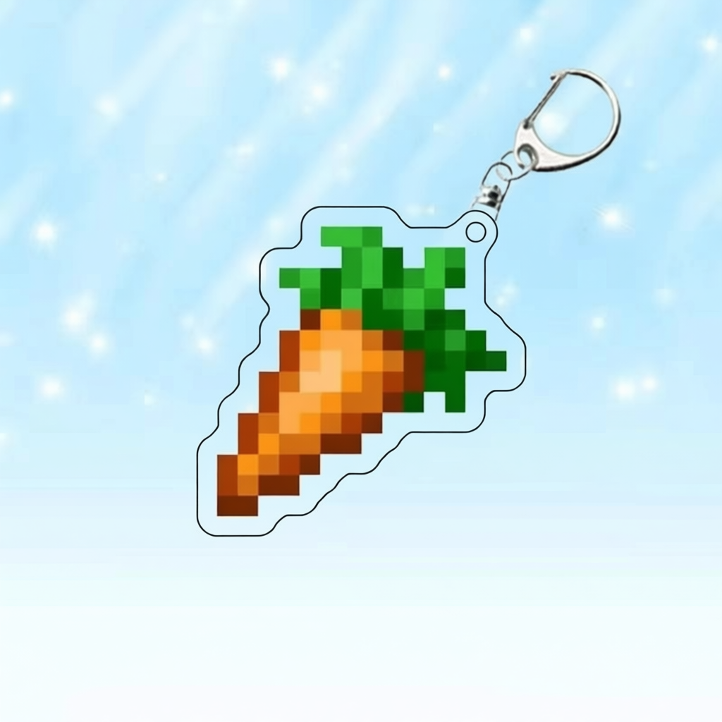 Móc Khóa Acrylic Minecraft Totem Bất Tử Hình Totem Bất Tử