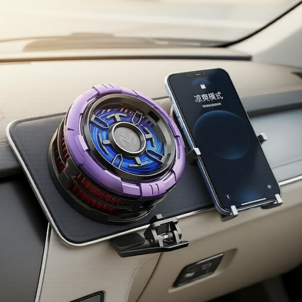 MEMO CX08 PRO 9V2A Tản nhiệt bán dẫn đông lạnh, kẹp từ tính cho tản nhiệt PUBG Mobile