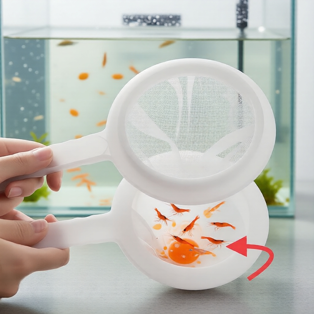 Lưới Vớt Artemia Mắt Nhỏ & Lọc Artemia Bể Cá