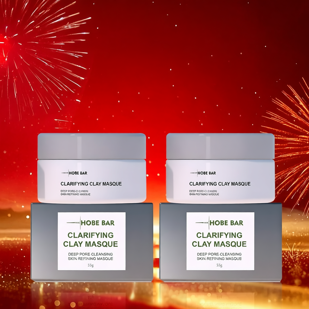 [Mua 1 Tặng 1] Mặt Nạ Đất Sét HOBEBAR Làm Sạch Sâu Se Khít Lỗ Chân Lông Cấp Ẩm Cho Làn Da 55g
