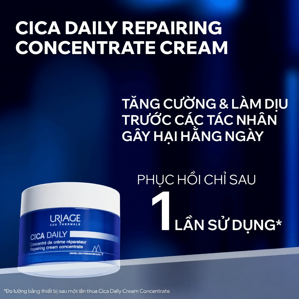 Kem dưỡng ẩm phục hồi URIAGE CICA DAILY REPAIRING CREAM CONCENTRATE 50ml