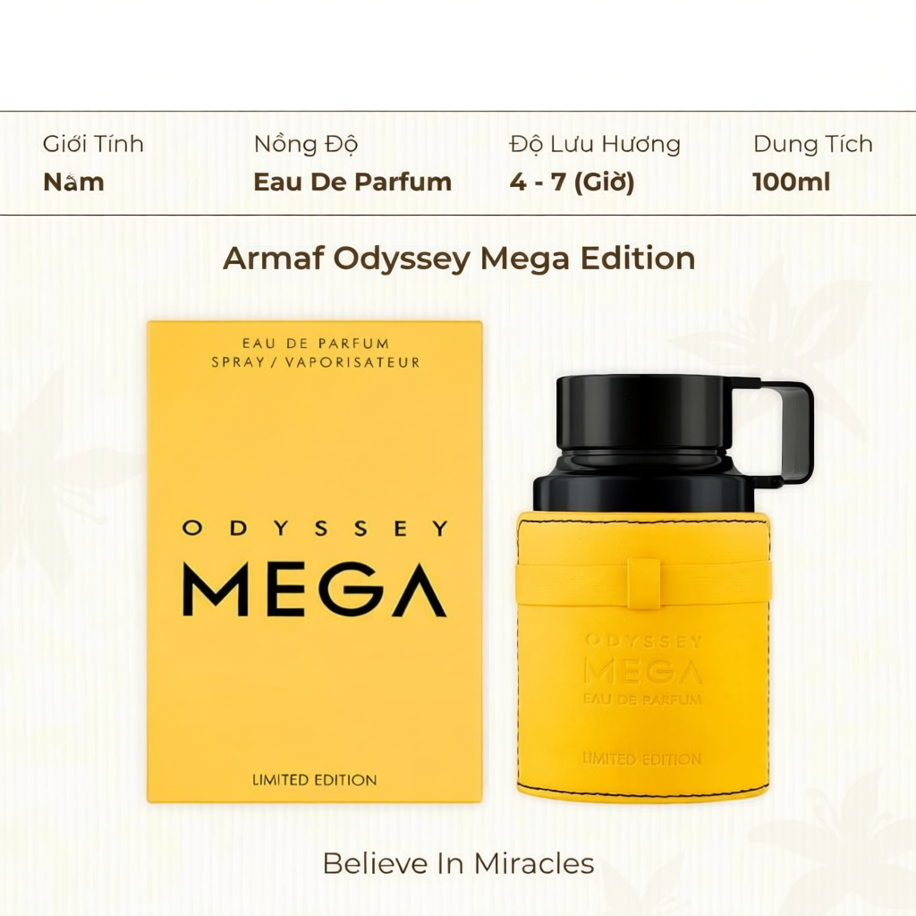 Nước hoa nam Armaf Odyssey Mega 2ml/10ml