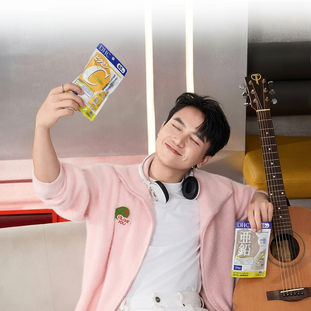 [Live] Combo Viên uống DHC Vitamin C + Kẽm (60 ngày) - TPBVSK DHC Vitamin C + Zinc