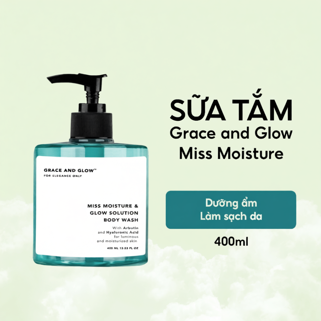 Sữa tắm dưỡng ẩm Grace And Glow Miss Moisture and Glow Solution Body Wash 400ml 5921-05