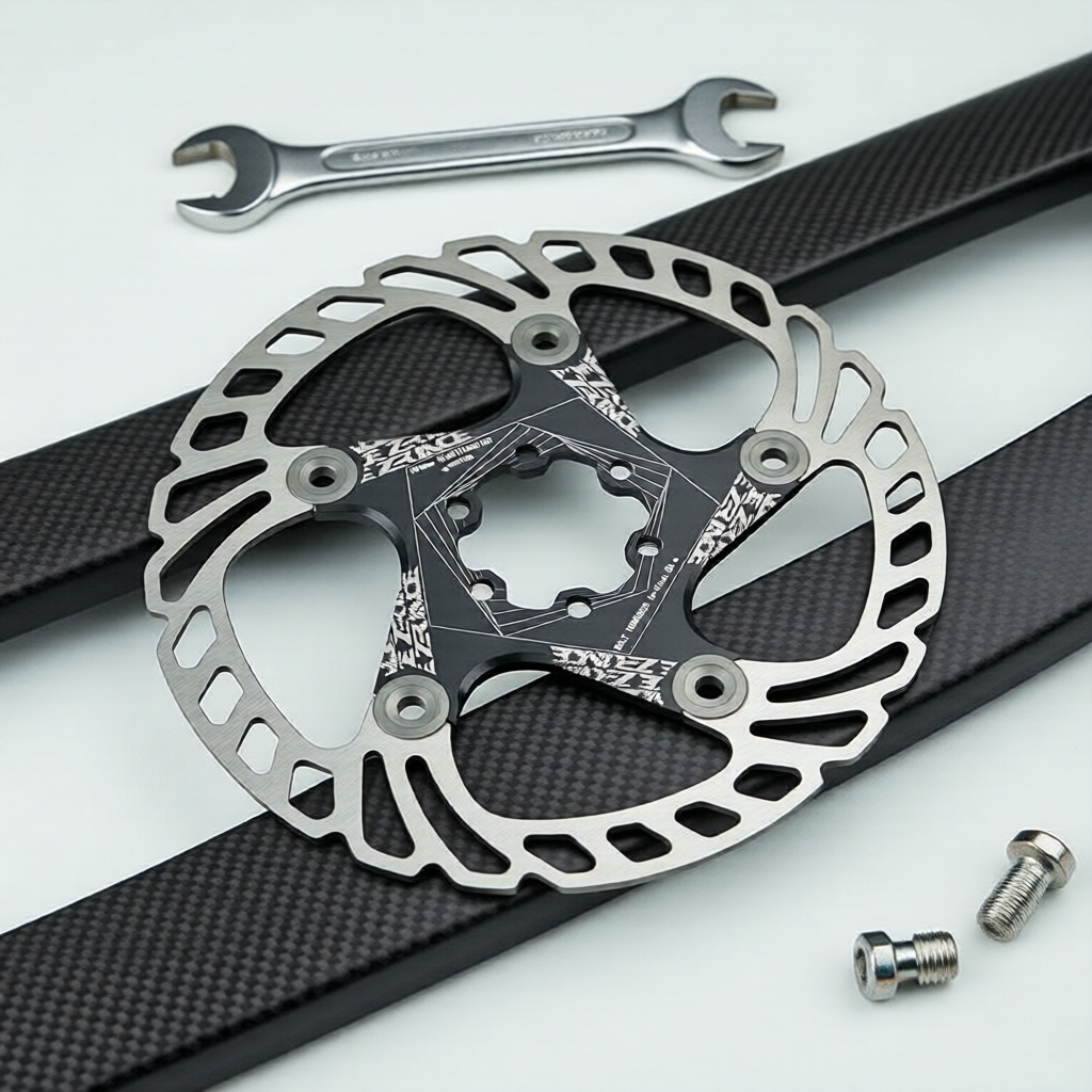 Đĩa phanh nổi ZRACE 203mm dành cho xe đạp MTB, tản nhiệt vượt trội