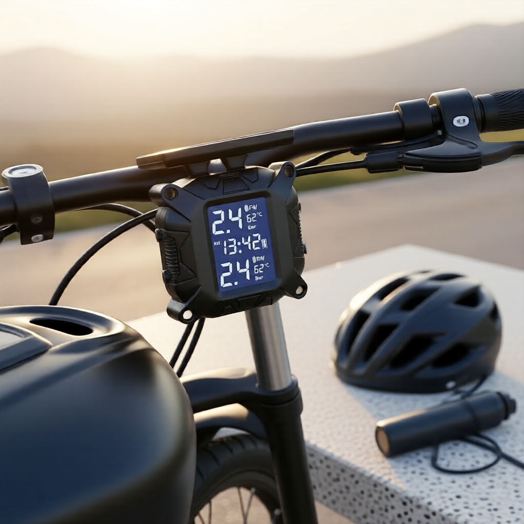 EKLEVA TPMS Cảm biến Áp Suất Lốp – Giữ Lốp Xe Máy hoặc Xe Tay Ga Luôn Đạt Áp Suất Tối Ưu