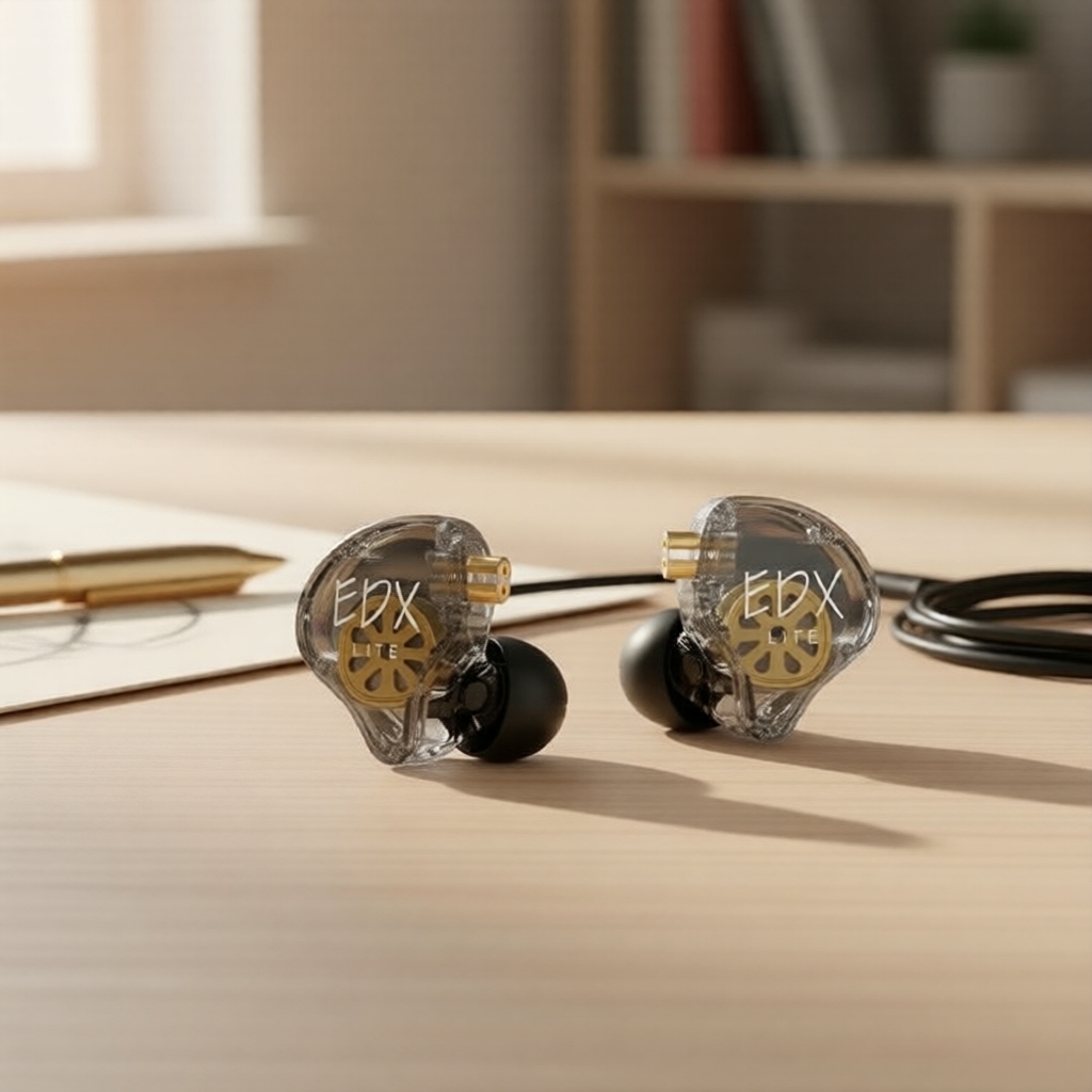 Tai nghe nhét tai KZ-EDX Lite Bass HIFI động với micro nam châm tích hợp