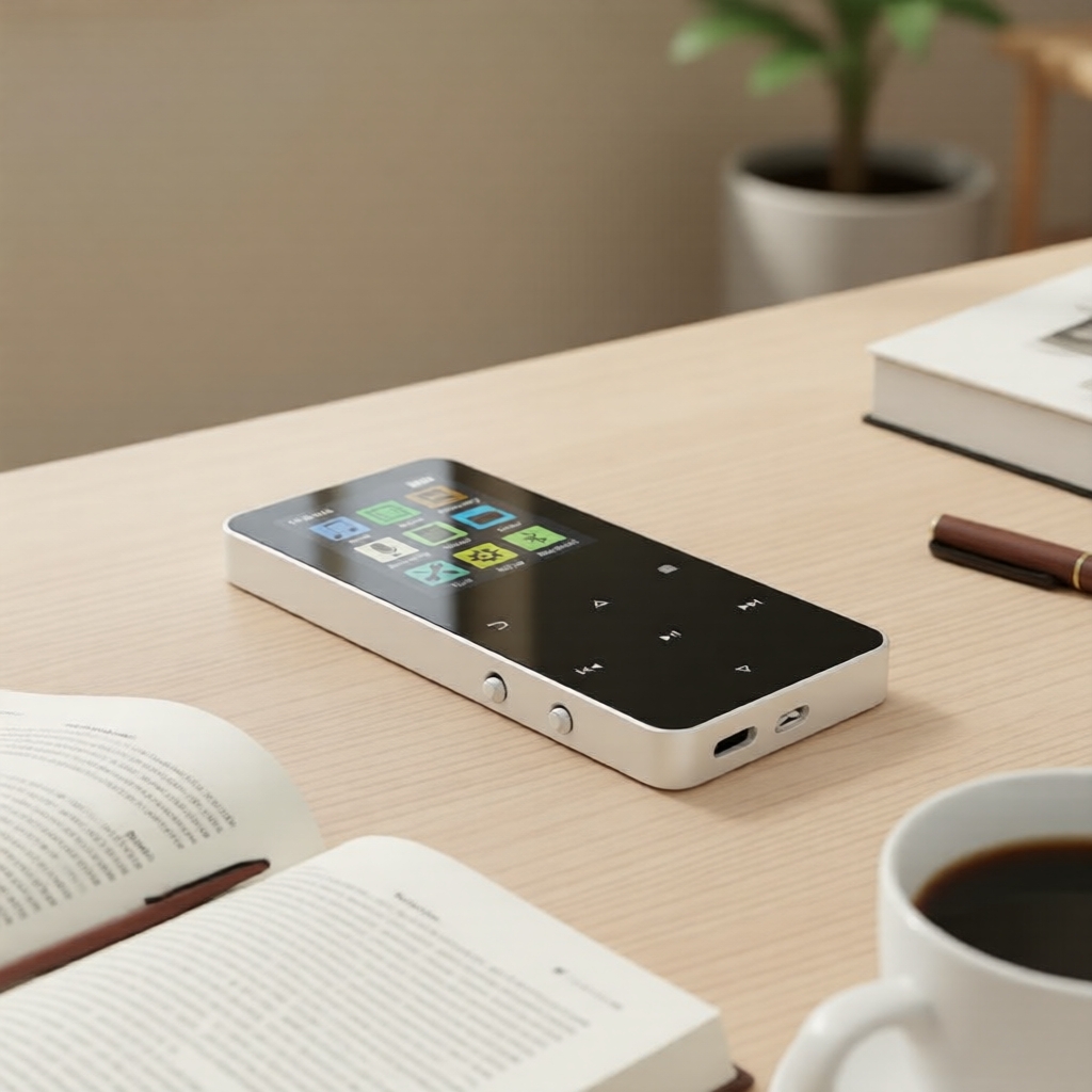 Máy nghe nhạc Bluetooth MP3 MP4 màn hình cảm ứng ghi âm cho học sinh