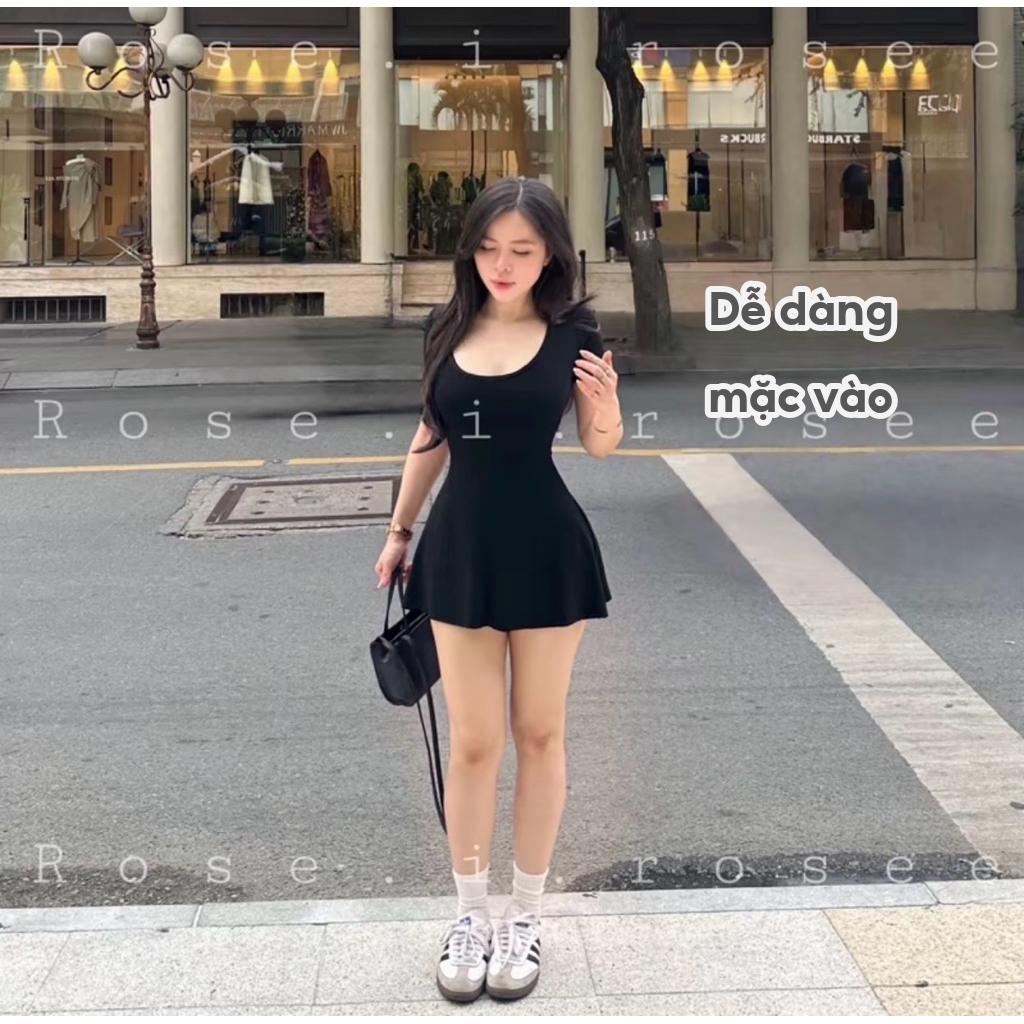 | Chang Tròn | Đầm Cổ U Form Xoè Chiết Eo Bigsize