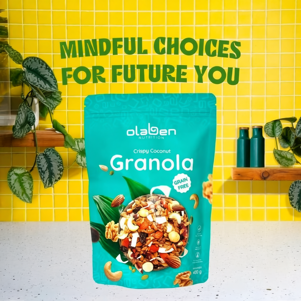 Granola Không Yến Mạch Dừa Giòn Olaben Nutrition