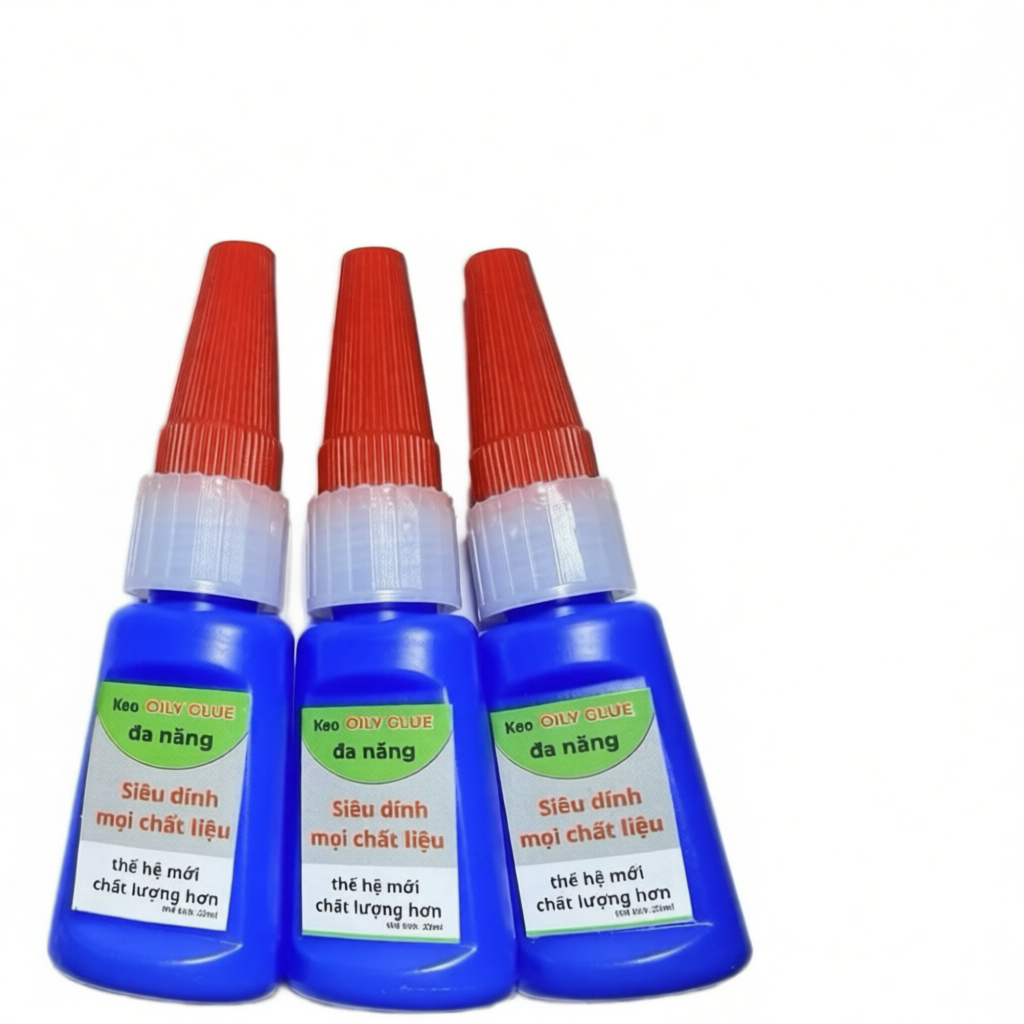 Combo 3 Lọ Keo OILY GLUE  Đa Năng Gấp 50 Lần Keo 502
