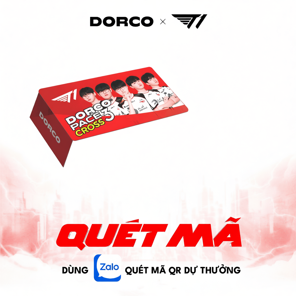 Dao Cạo Râu Hàn Quốc 3 Lưỡi DORCO PACE 3 CROSS T1 Edition - (PRM)TRC1004(3+1)-B T1 - Hộp 1 Cán và 4 