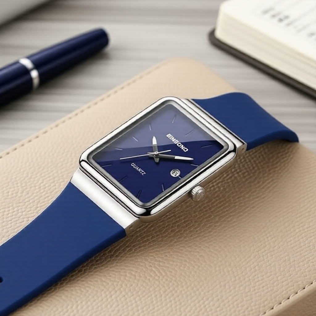 Đồng hồ nam Quartz cao cấp BINBOND, chống nước, chức năng lịch, không kèm hộp quà