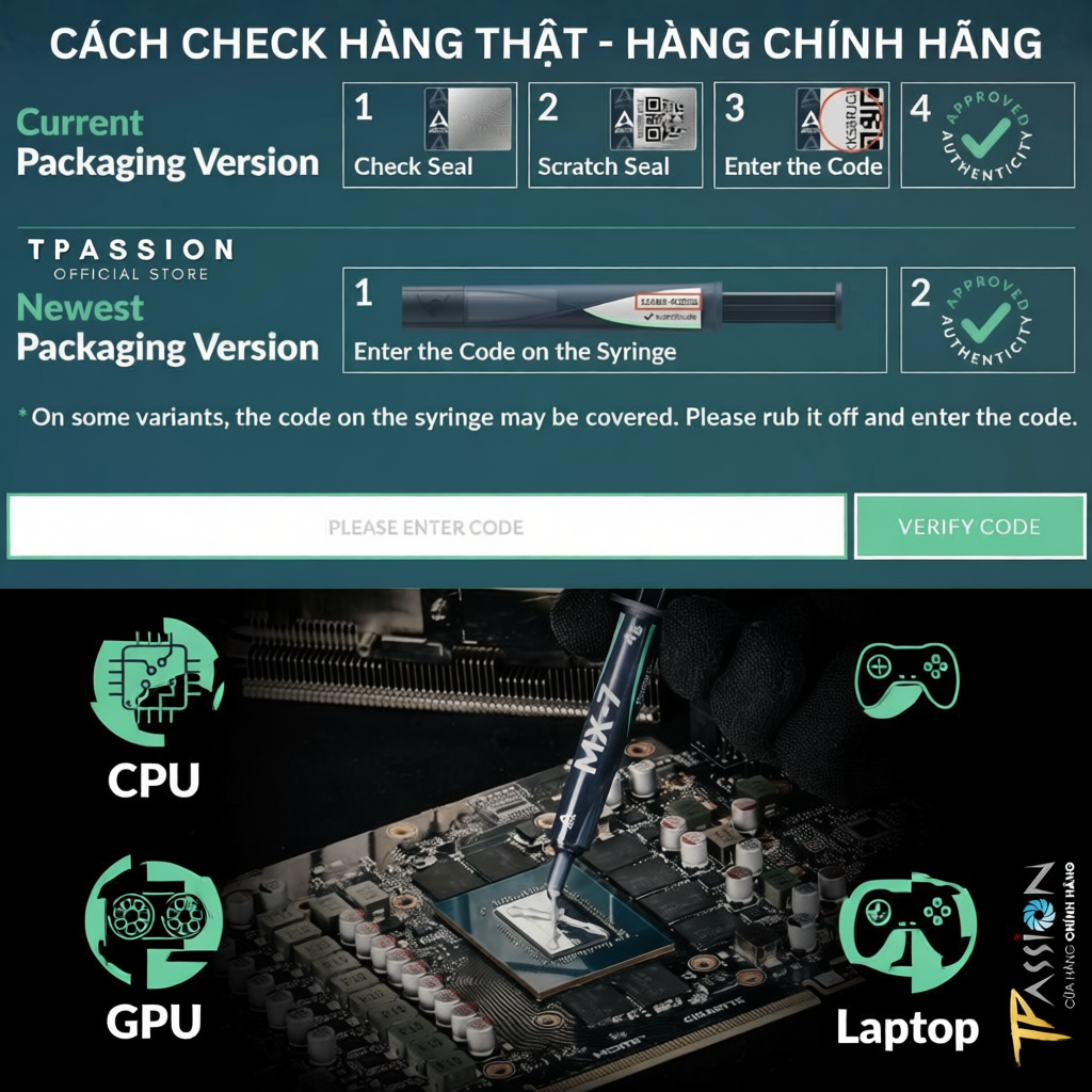 Keo tản nhiệt Arctic MX4/MX5/MX6 Từ 2g Đến 45g, Hiệu Suất Cao