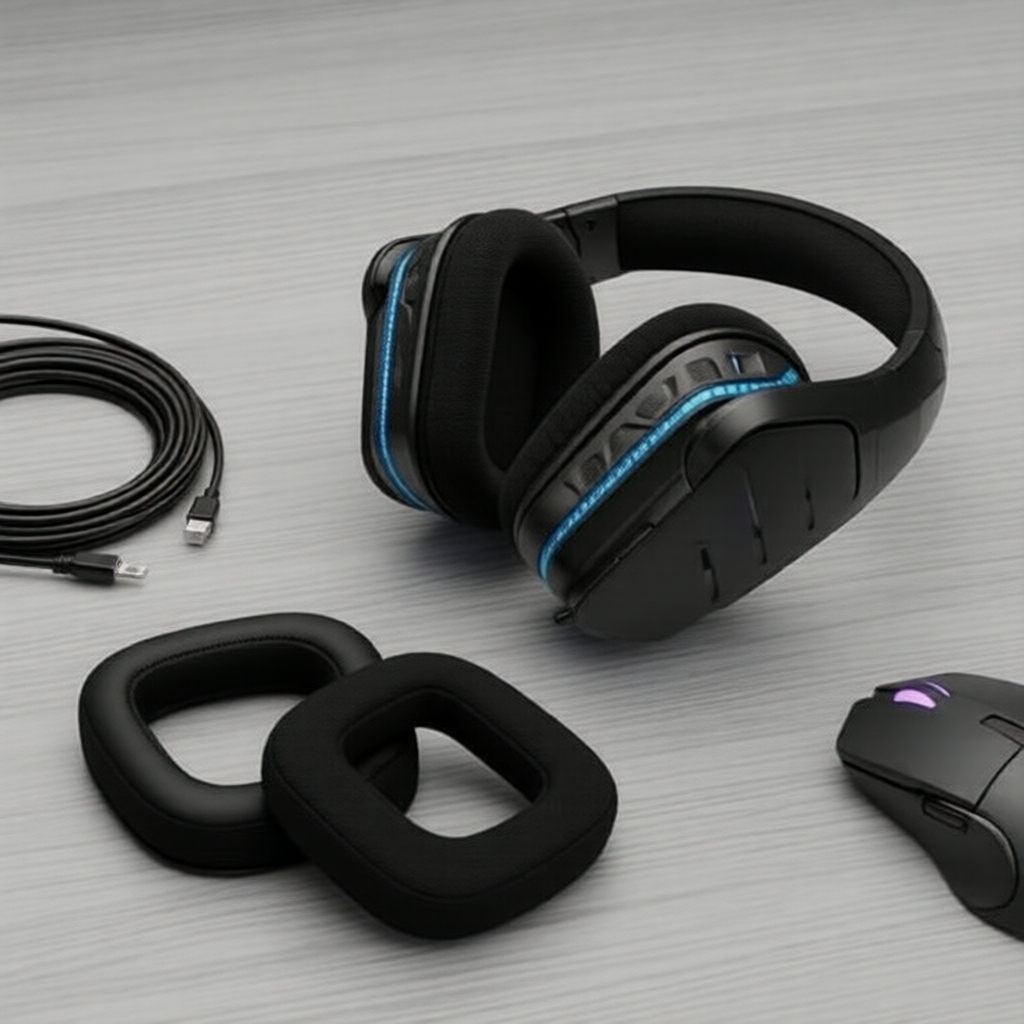 Miếng đệm tai lưới nâng cấp cho Logitech G231/G433/G533/G633/G635 - Gvoears thay thế