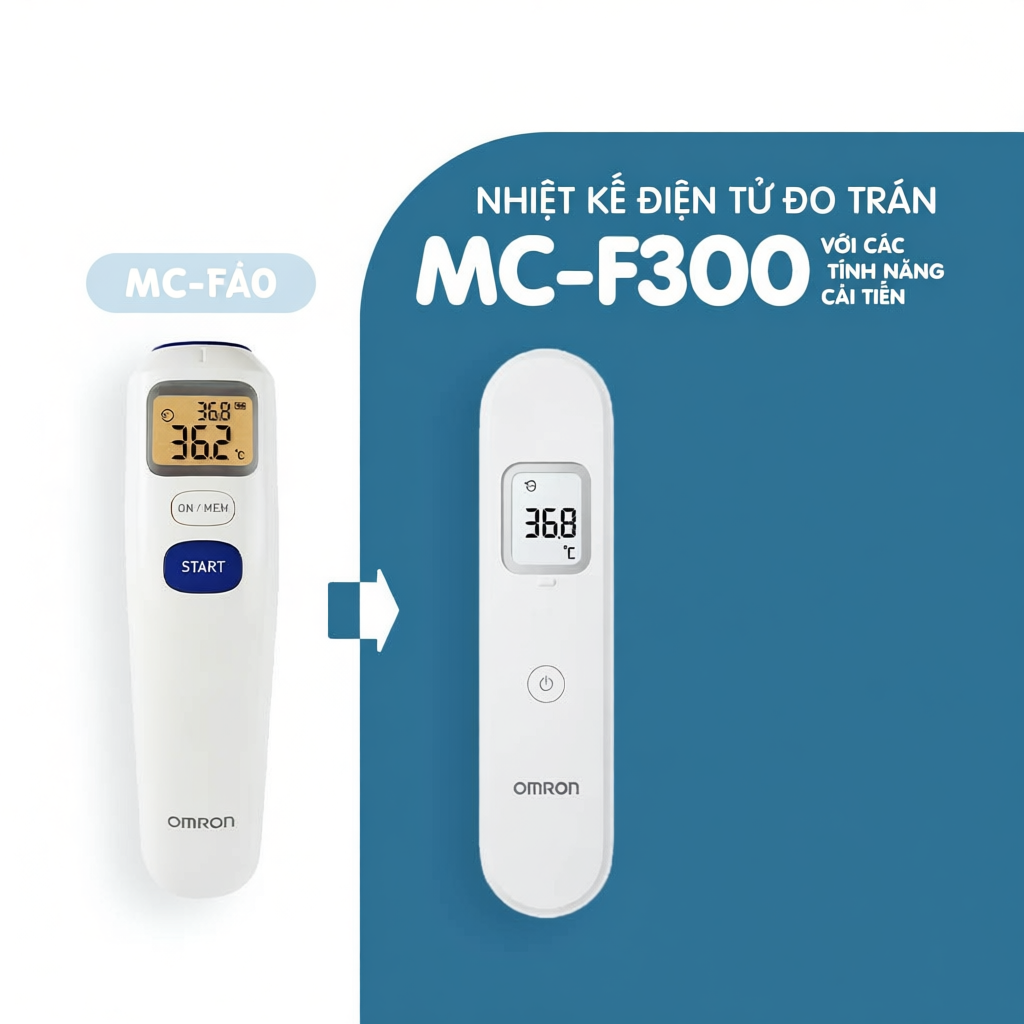 Nhiệt Kế Điện Tử Đo Trán OMRON MC-720