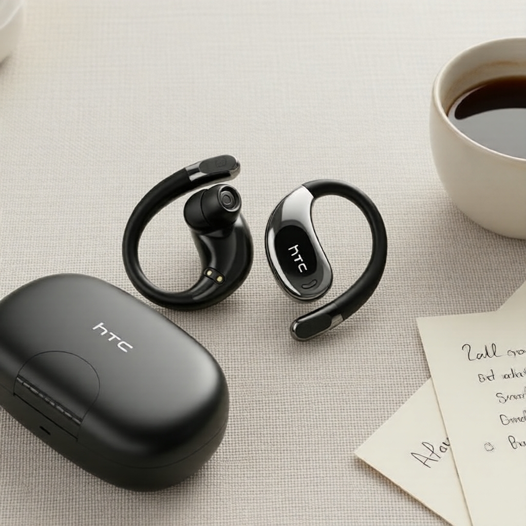 Tai nghe Bluetooth HTC NE22 TWS – Dịch thời gian thực AI, HiFi, chống nước IPX5