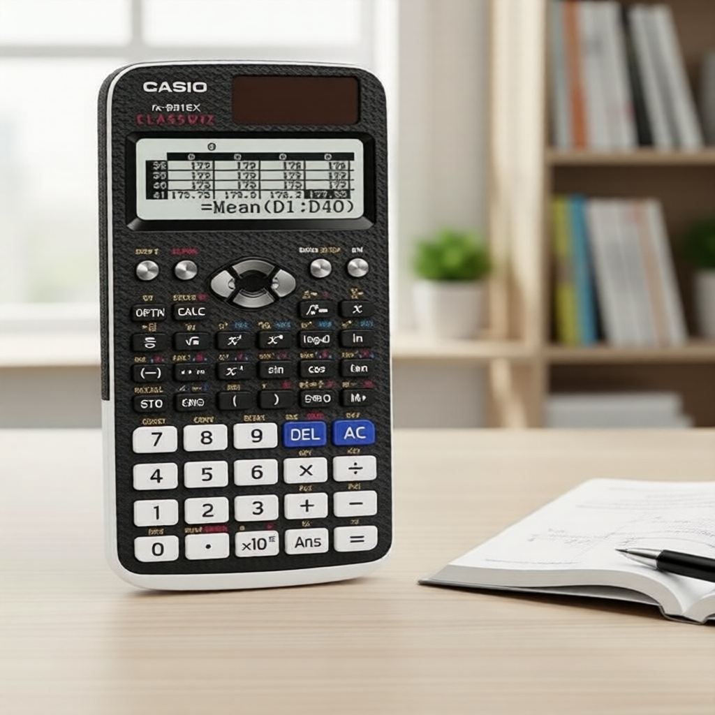 Casio FX-991EX FX-991ES Plus FX-82MS Máy tính khoa học 240 chức năng Phiên bản mới lần 2 Dành cho họ