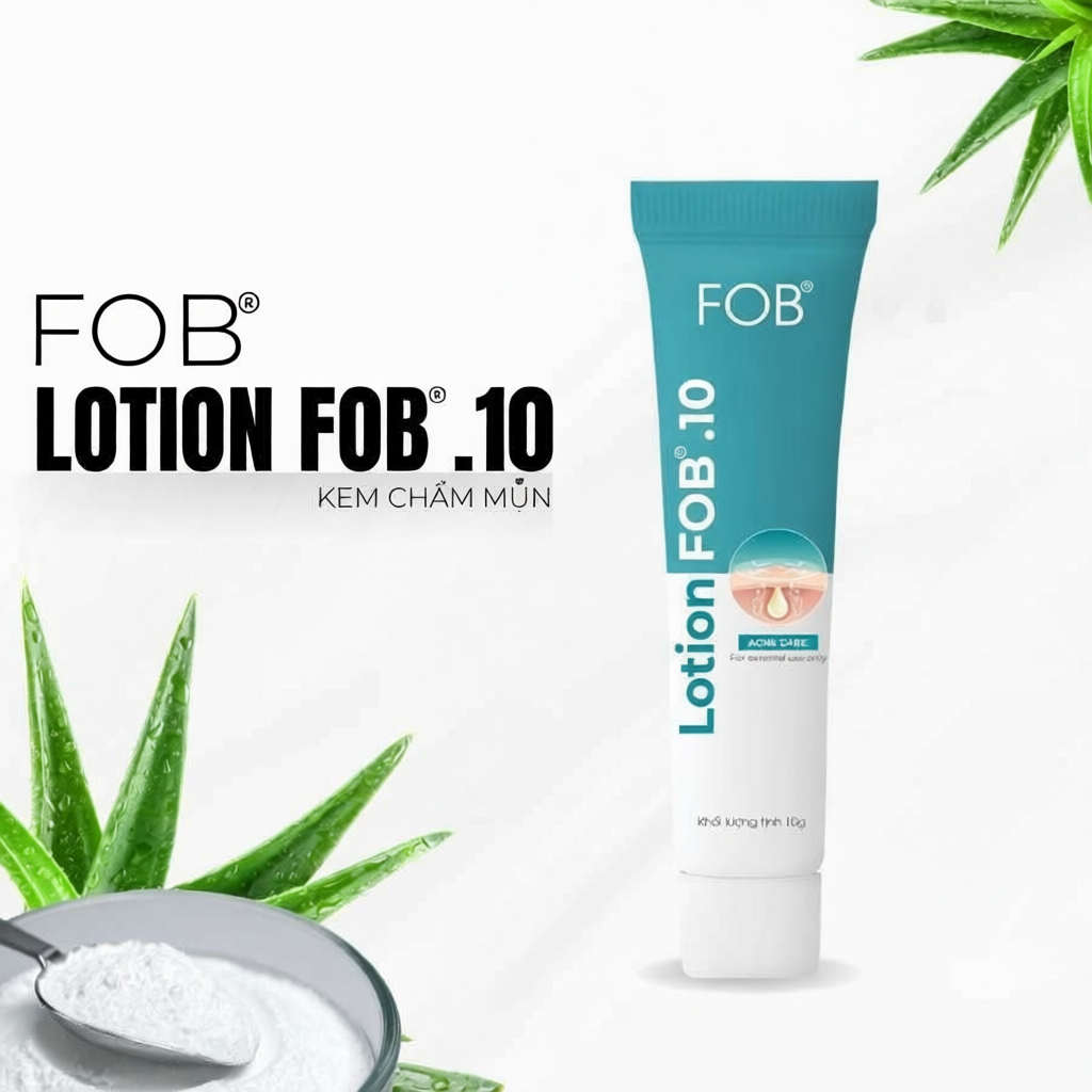 Kem chấm mụn FOB LOTION 10 10g