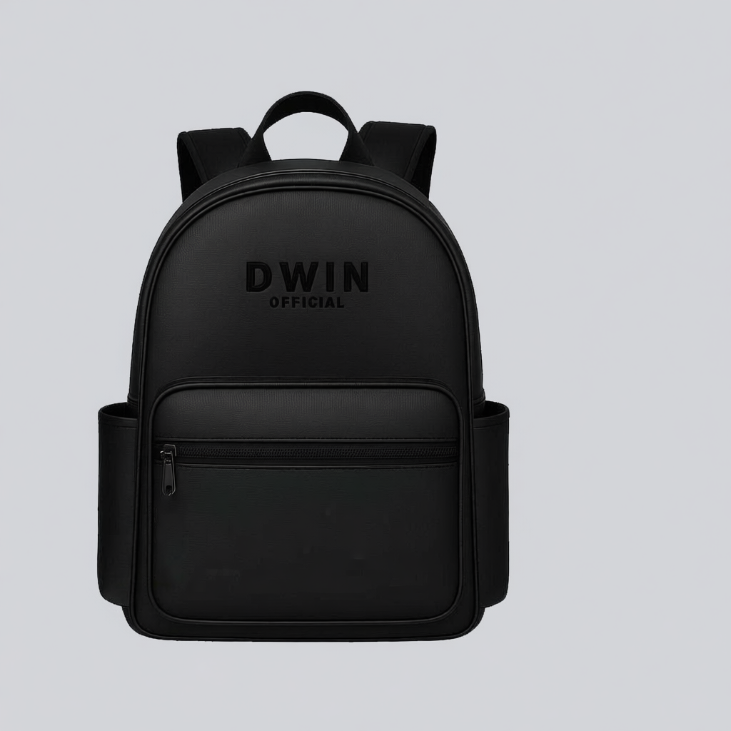 Balo da nam nữ thêu logo Dwin basic