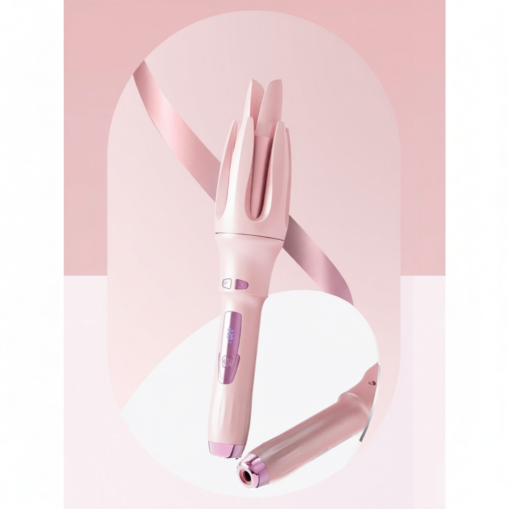 Máy uốn tóc xoăn tự động NAMIA BEAUTY bản 2025 màn hình led âm báo ngắt tự động 28mm và 32mm