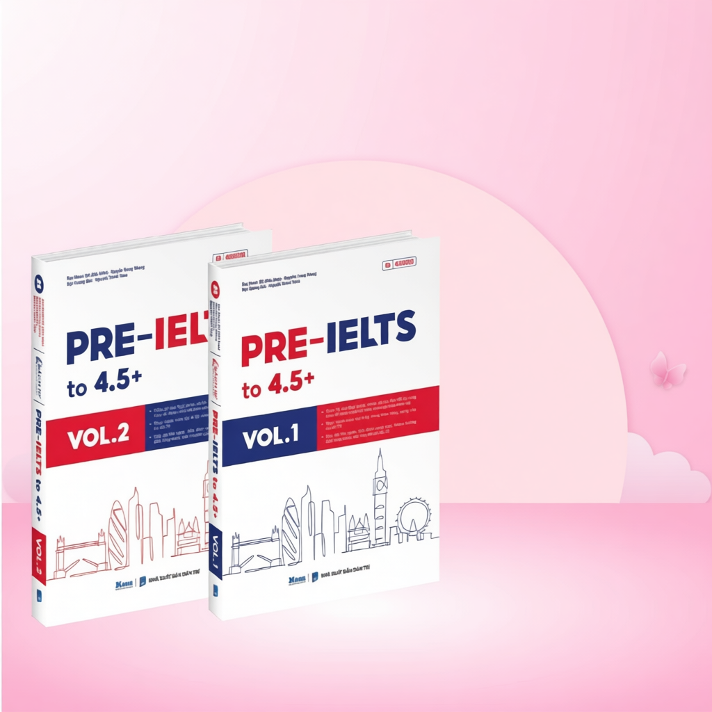 Sách Pre - Ielts to 4.5+ nền tảng để bắt đầu luyện IELTS