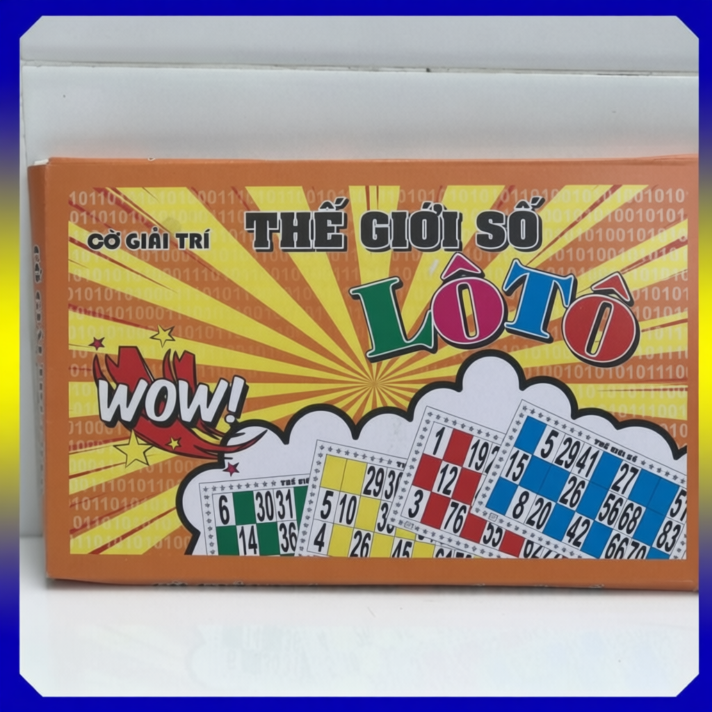 Bộ đồ chơi Cờ LOTO hộp giấy 90 số