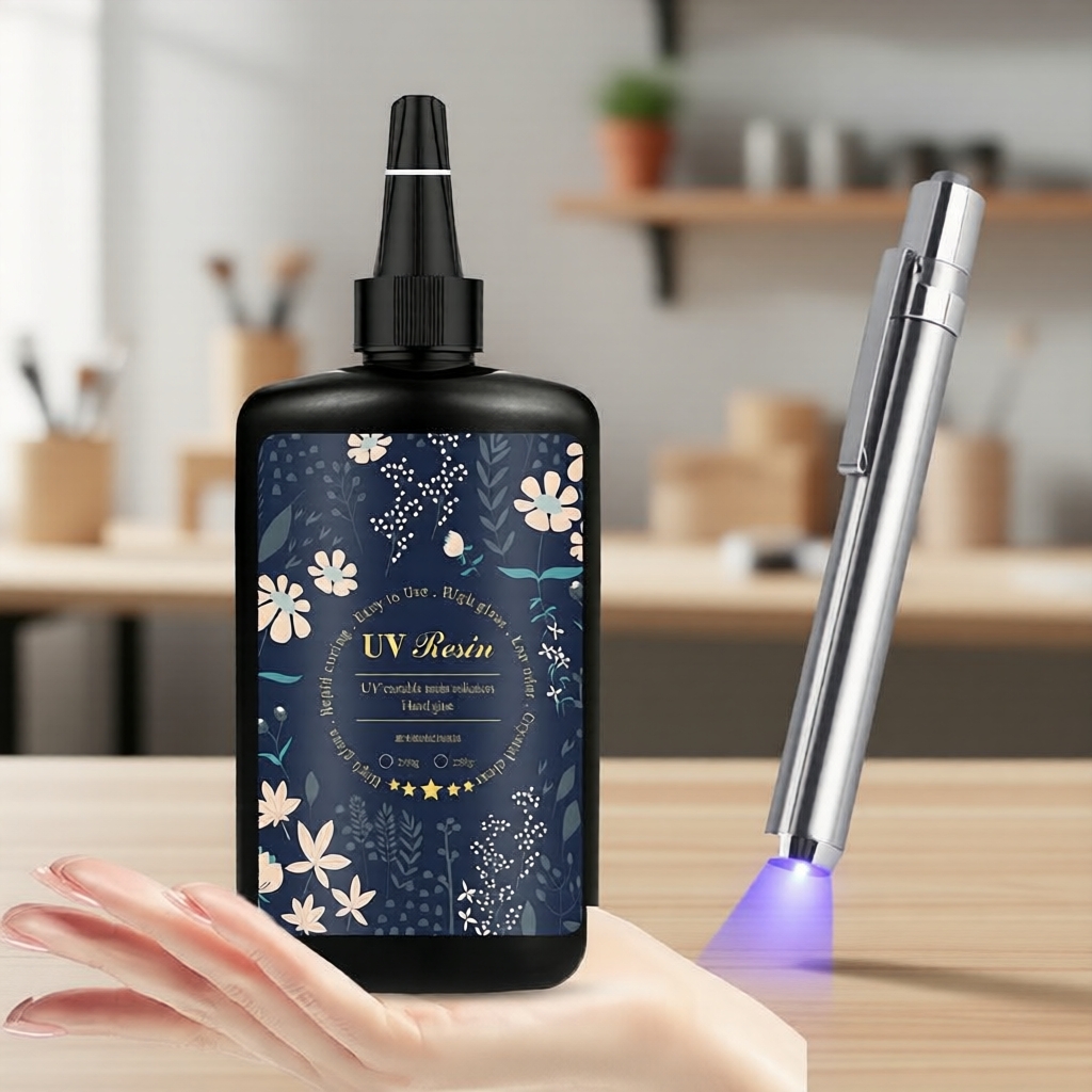 Keo Cứng UV Trong Suốt 100g - Không Mùi Dùng Sửa Chữa DIY Điện Thoại & Trang Sức | Thay Thế E7000 T7