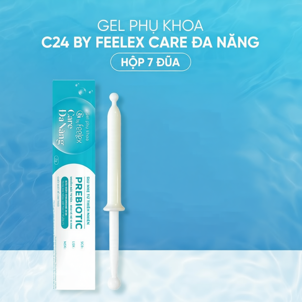 Dung dịch vệ sinh phụ nữ đũa thần inner C24 By Feelex Care làm sạch vùng kín toàn diện, an toàn, tiệ