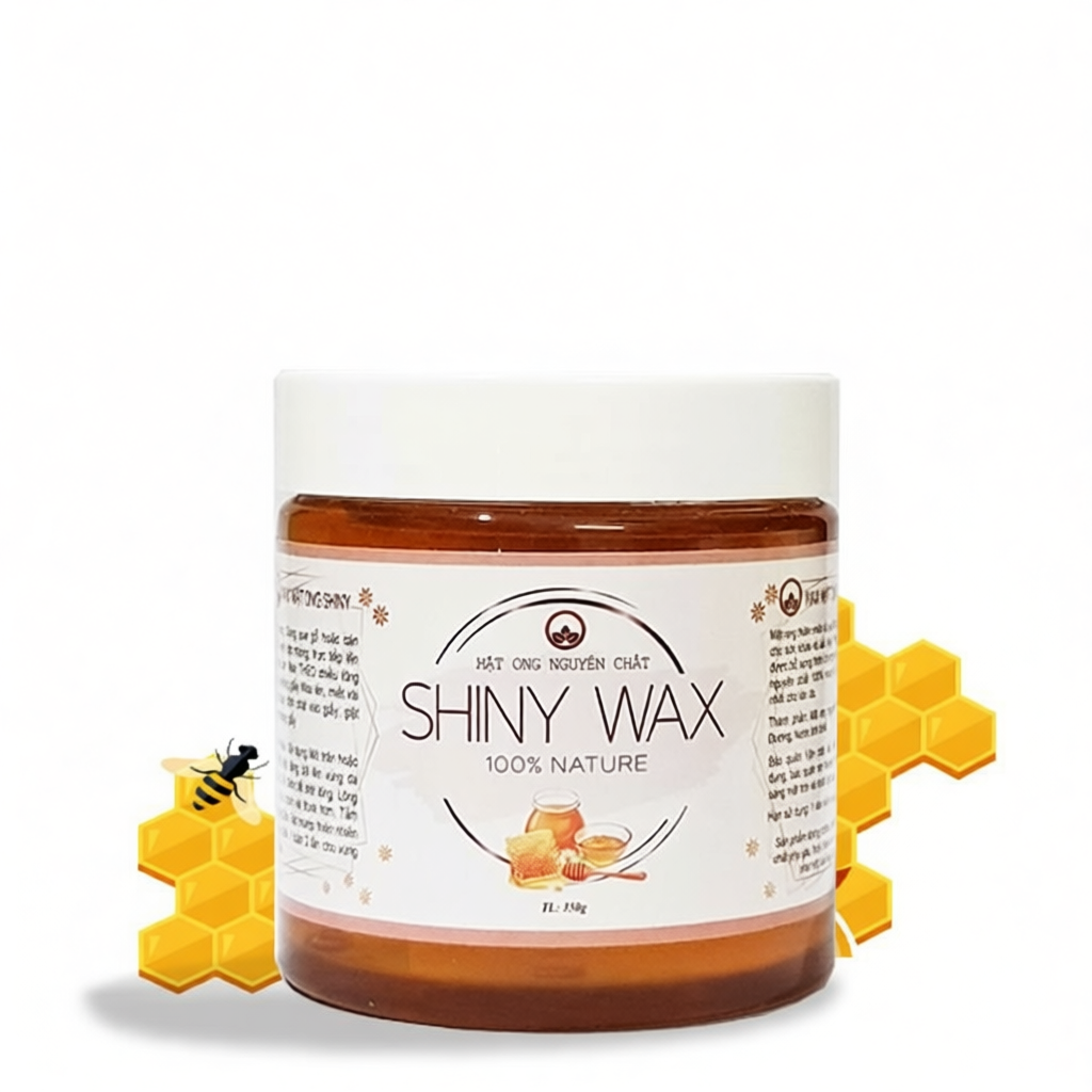 Combo sáp Wax lông Shiny và Mỡ trăn Shiny 10ml