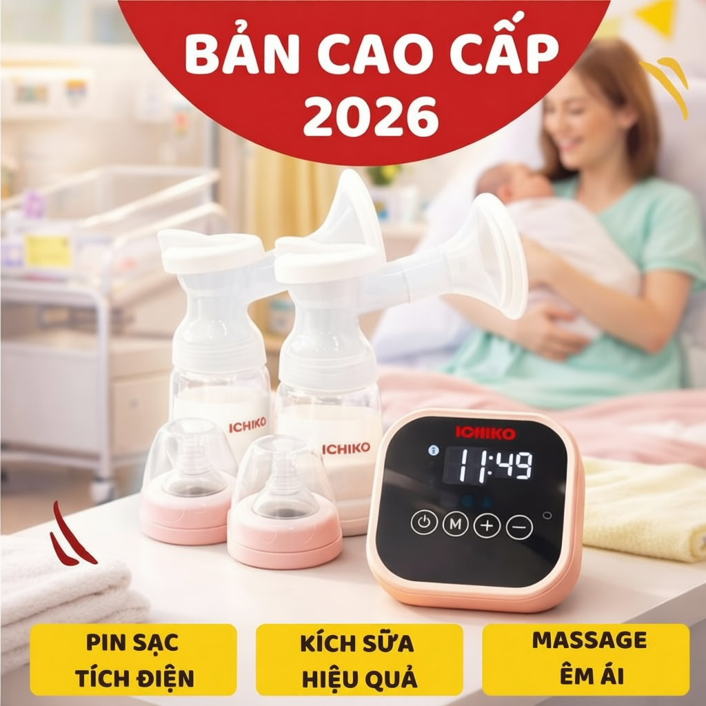 Máy Hút Sữa Điện Đôi ICHIKO