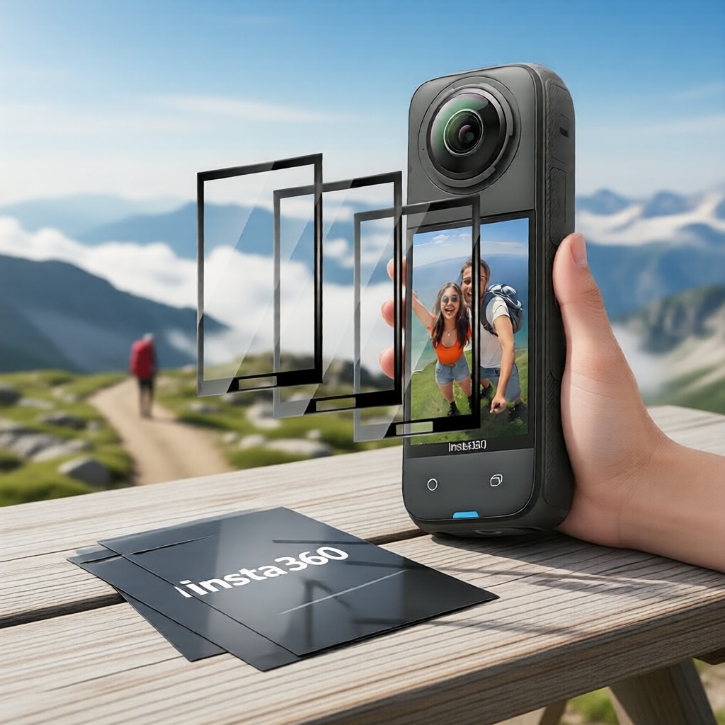 Miếng dán màn hình Insta360 X3 X4Air X5, miếng dán toàn màn hình chống trầy xước không phải kính, ph