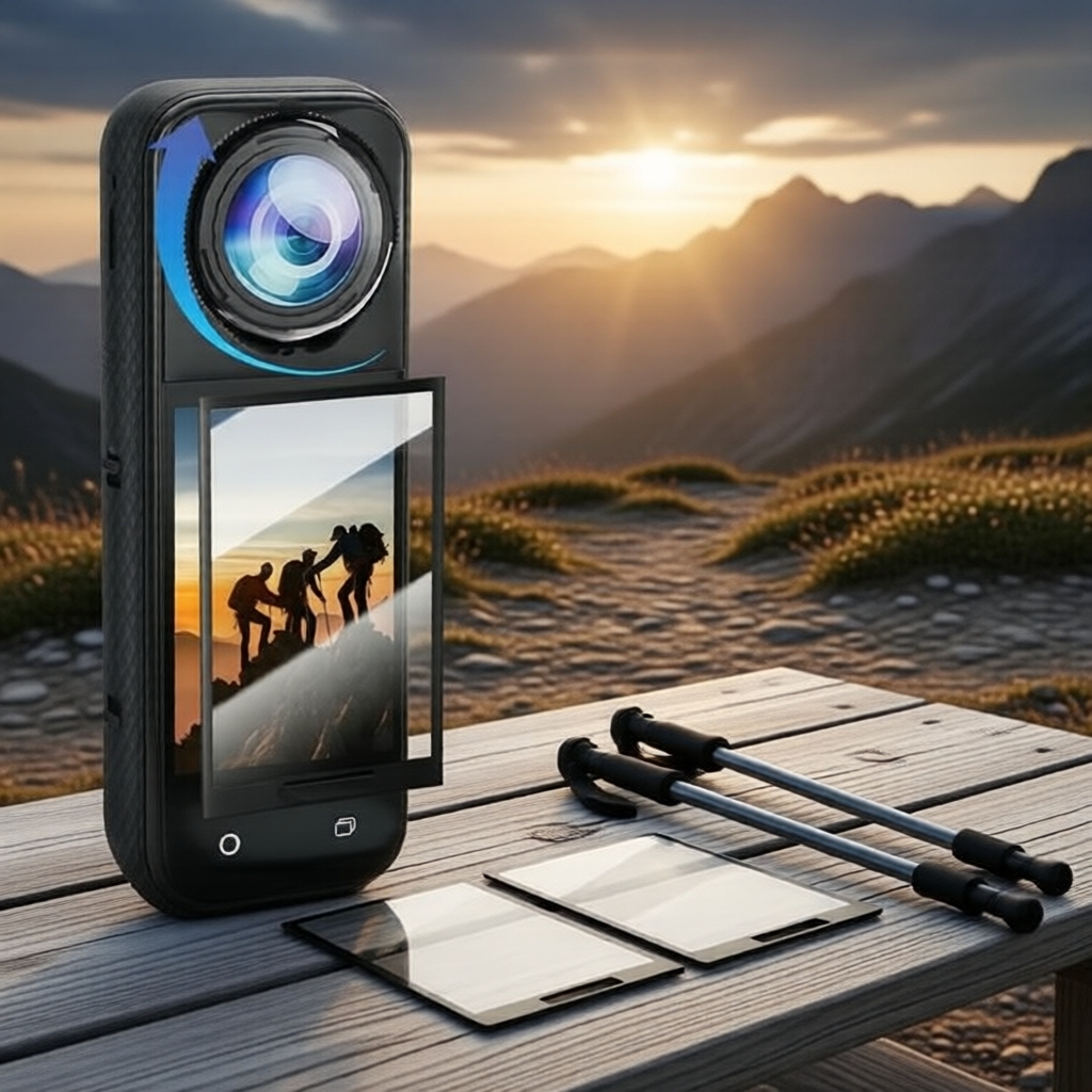 Miếng dán màn hình PC chống xước cho camera Insta360 X4Air/X5/X4/X3