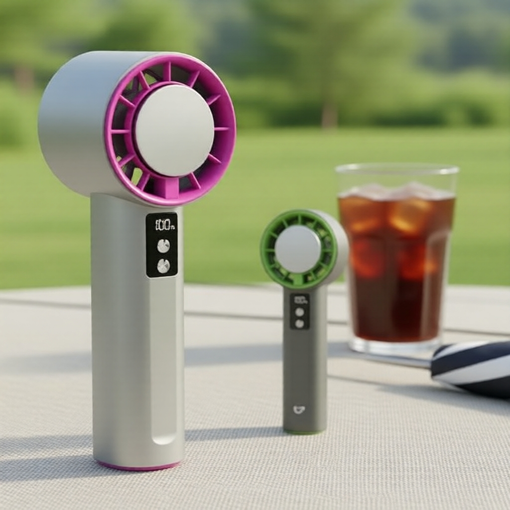 Quạt cầm tay Turbo điện 4000mAh Mini Jet - Quạt cầm tay điện Turbo di động, có thể sạc lại, GFS001