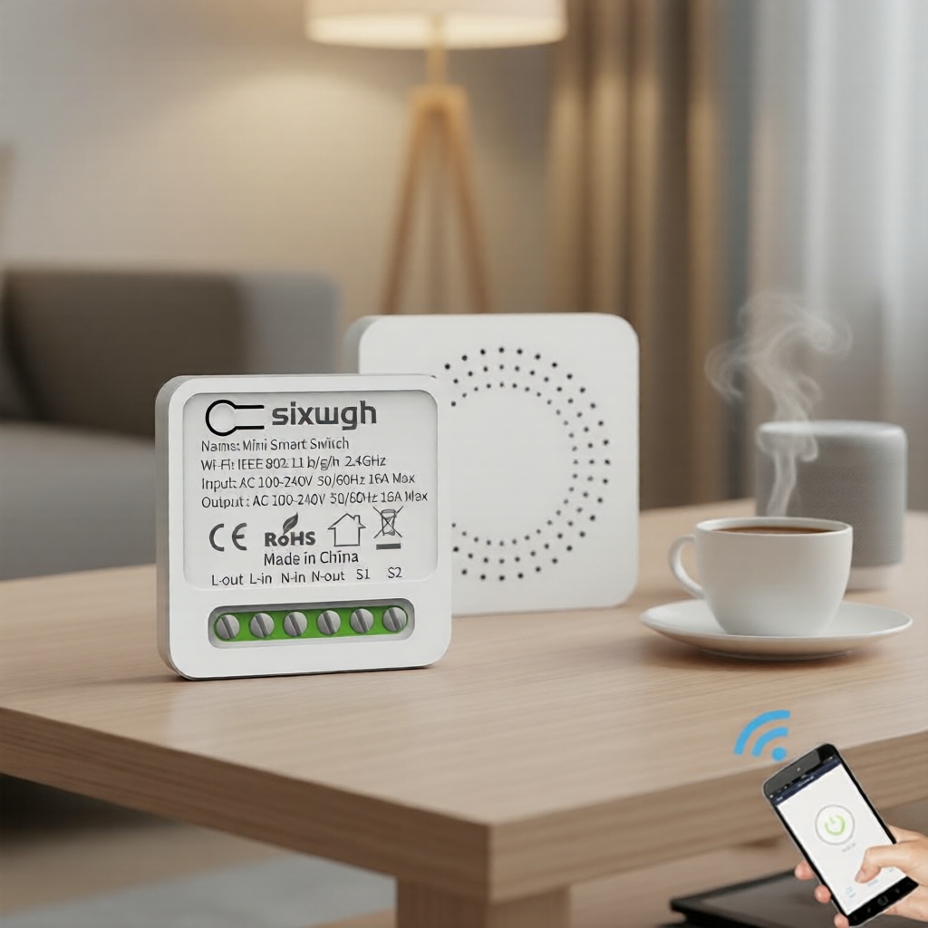 Công tắc hẹn giờ WiFi thông minh với ứng dụng CozyLife, tương thích với Alexa và Google Home